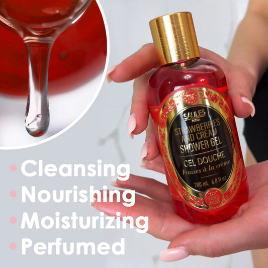 Saules - Shower Gel Strawberries & Cream 200ml