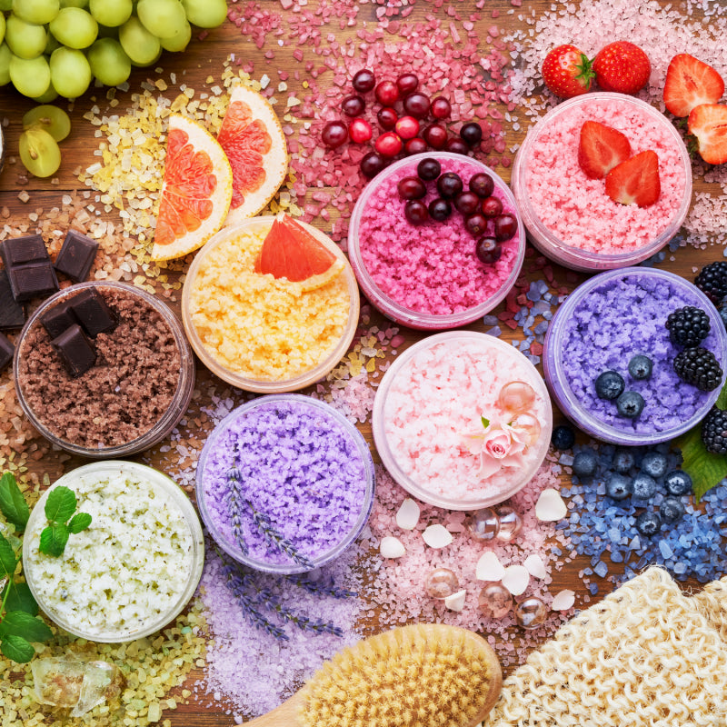 Saules Blueberries-Blackberries Salt Body Scrub - 300g