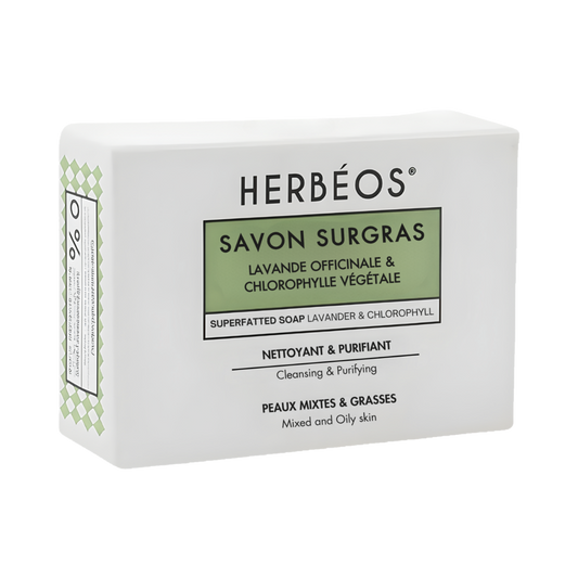 HERBÉOS - Superfatted Cleansing purifying soap (combination to oily skin) 100gr
