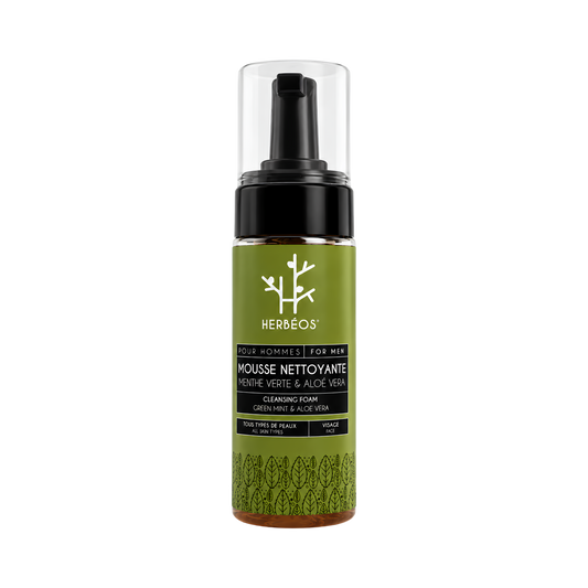 HERBÉOS – Organic Aloe Vera Cleansing Foam FOR MEN 170ML