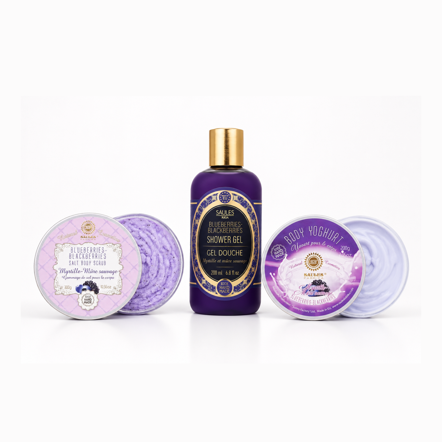 Saules - Blueberry Body Indulgence Set