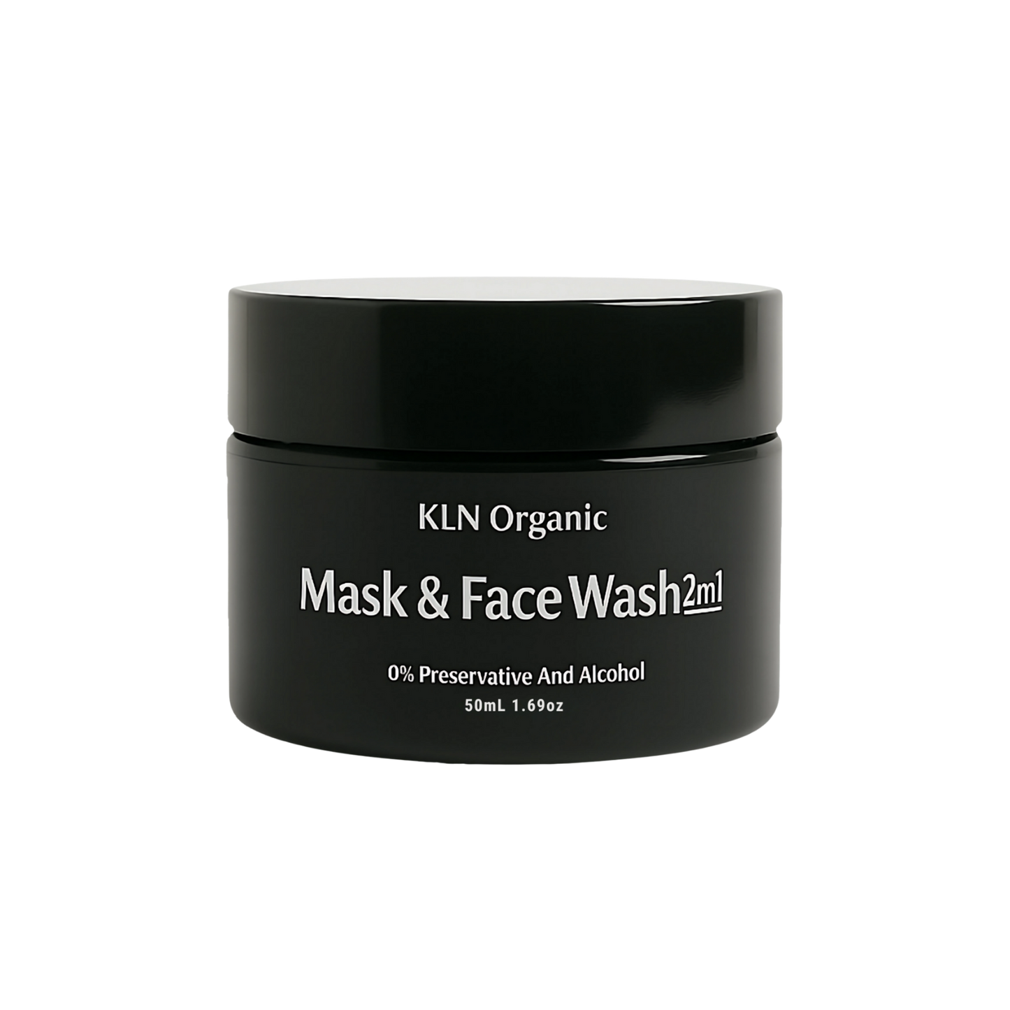 كلن أورغانيك – قناع وغسول للوجه 2 في 1، 50مل 