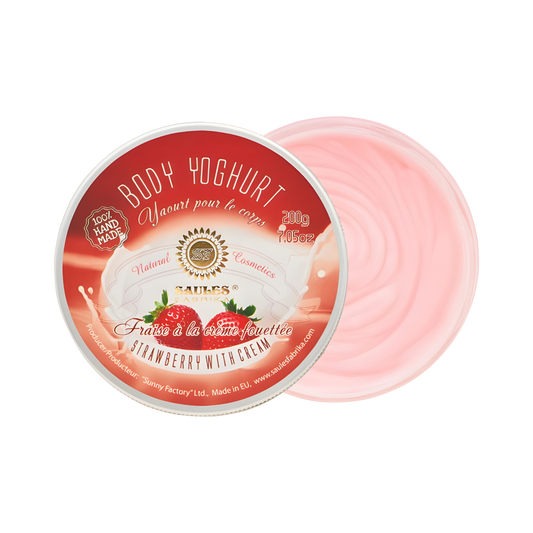 Saules - Body Yoghurt Strawberries & Cream 200g